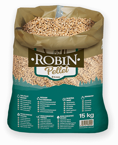 worek pelletu opałowego Robin do kupienia w Korszach lub sklepie internetowym